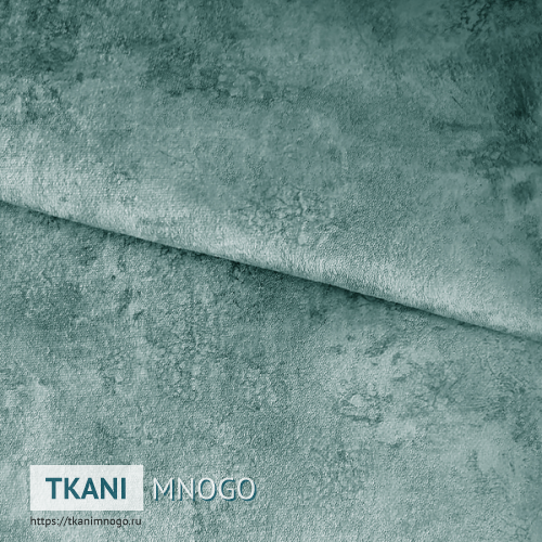 Фото фактуры велюра “5” (узор зеленый, голубой)