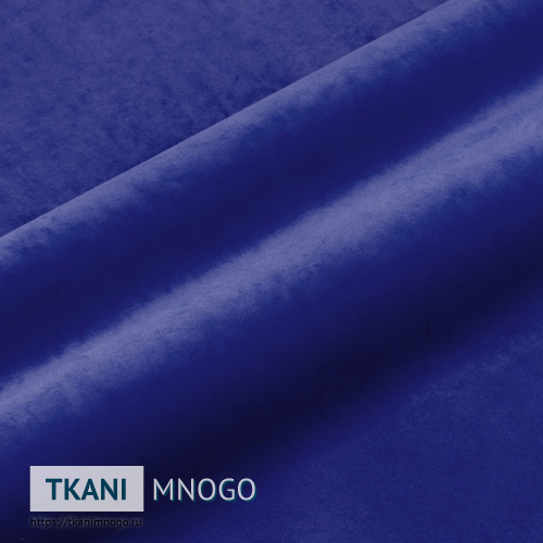 Фото материала велюра “HM-49” (однотонный синий)
