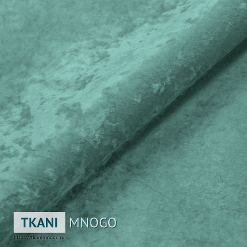Фото материала велюра “Own-19” (однотонный голубой)
