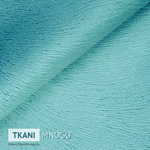 Фото ткани велюра “15” [Форест/Forest-15](узор голубой)