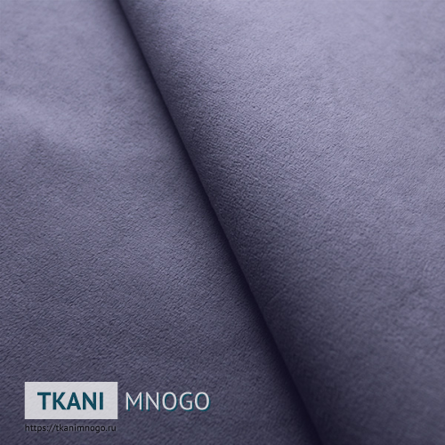 Фото внешнего вида велюра “RS-28” (однотонный серый)
