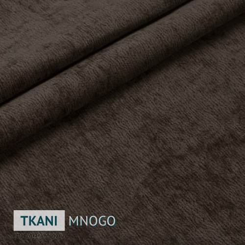 Фото внешнего вида велюра “24” (однотонный коричневый)