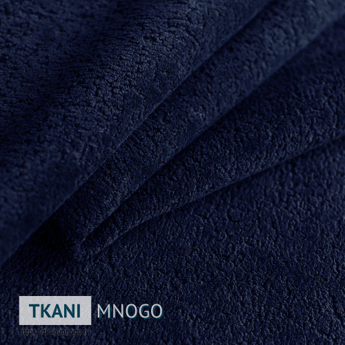 Фото материала велюра “21” (однотонный синий)