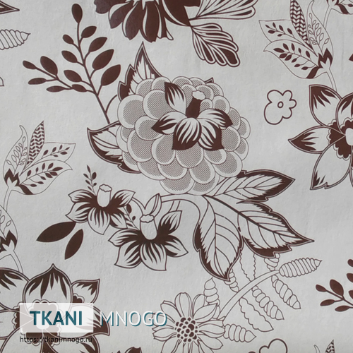 Фото ткани Арбореал 632-1 - белый цветы. Производитель Китай. Замша крупным планом.